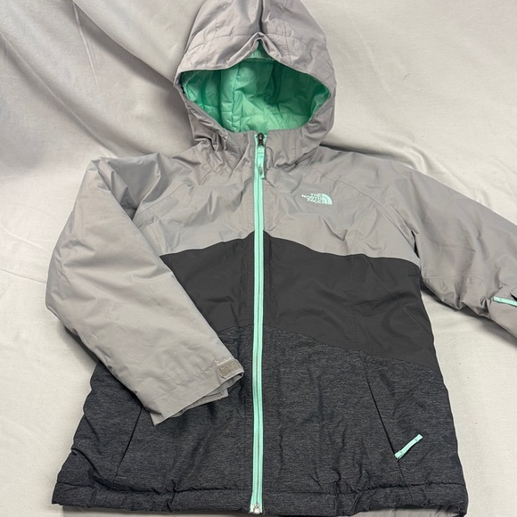 The North Face - Mint and Grey Winter Jacket - Picture 1 of 10
